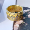 Clustered Multicolor Sapphire Vintage Cocktail Ring
