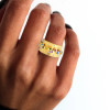 Clustered Multicolor Sapphire Vintage Cocktail Ring