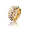 Clustered Multicolor Sapphire Vintage Cocktail Ring