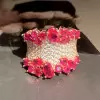 6ctw Clustered Multi-cut Ruby Rose Gold Tone Cocktail Ring