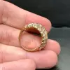 6ctw Baguette Cut White Sapphire Vintage Cocktail Ring