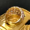 6ctw Baguette Cut White Sapphire Vintage Cocktail Ring