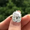6ct Cushion Cut European Shank Classic Engagement Ring