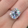 6ct Cushion Cut European Shank Classic Engagement Ring