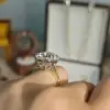 6ct Cushion Cut European Shank Classic Engagement Ring