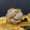 6ctw Round and Baguette Cut Vintage Bypass Cocktail Ring