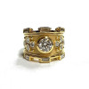 2ct Round Cut Sandblasted Vintage Cocktail Ring