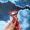 15ct Large Oval Cut Ruby Flush Set Shank Cocktail Ring