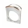 5ct Round Cut Two Tone Modern Engagement Ring