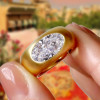 3ct Oval Cut Simple Modern Engagement Ring