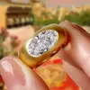 3ct Oval Cut Simple Modern Engagement Ring