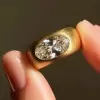 3ct Oval Cut Simple Modern Engagement Ring