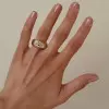 3ct Oval Cut Simple Modern Engagement Ring
