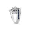 2ct Round Cut Art-deco Bypass Vintage Engagement Ring