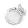 4ct Radiant Cut Vintage Lace Engagement Ring