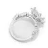 4ct Radiant Cut Vintage Lace Engagement Ring