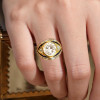 5ct Round Cut Art-deco Style Vintage Engagement Ring