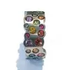 6.5ctw Flush Set Multicolor Sapphire Starry Rainbow Ring