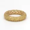 3ctw Multicolor Sapphire Paved Stackable Eternity Ring