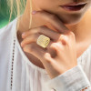 2.5ctw White Sapphire Paved Waterfall Statement Ring