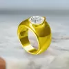 3ct Pear Cut Chucky Modern Engagement Ring