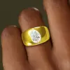 3ct Pear Cut Chucky Modern Engagement Ring