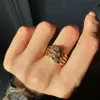 Scattered White Sapphire Modern Wedding Band