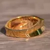 Baguette Cut Vintage Knife Edge Style Ring