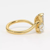 3ct Pear and Round Cut Toi Et Moi Engagement Ring