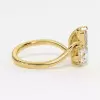 3ct Pear and Round Cut Toi Et Moi Engagement Ring