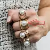 12MM Pearl Modern Sculptural Engagement Ring