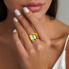 5.6ct Cushion Cut Flush Set Wedding Ring Set