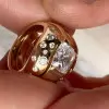 5.6ct Cushion Cut Flush Set Wedding Ring Set