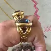 7.5ct Cushion Cut Blue Sapphire Modern Cocktail Ring