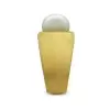 13MM Pearl Modern Sculptural Gold Tone Cocktail Ring