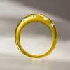 Channel Set Blue Sapphire Vintage Wedding Band