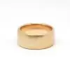 Flush Set Satin Finish Texture Matte Starry Wedding Band