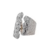 4ctw Marquise Cut Asymmetric Vintage Cocktail Ring