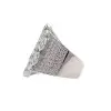 4ctw Marquise Cut Asymmetric Vintage Cocktail Ring