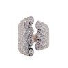 4ctw Marquise Cut Asymmetric Vintage Cocktail Ring