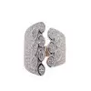 4ctw Marquise Cut Asymmetric Vintage Cocktail Ring