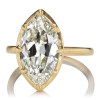 3.8ct Marquise Cut Simple Vintage Engagement Ring