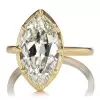 3.8ct Marquise Cut Simple Vintage Engagement Ring