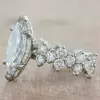3.8ct Marquise Cut Nature-inspired Vintage Engagement Ring
