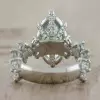 3.8ct Marquise Cut Nature-inspired Vintage Engagement Ring