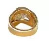 2.7ct Round Cut Nature-inspired Free-form Engagement Ring