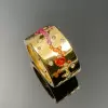 3ctw Flush Set Multicolor Sapphire Starry Ring