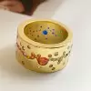3ctw Flush Set Multicolor Sapphire Starry Ring