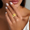 3ctw Flush Set Multicolor Sapphire Starry Ring