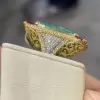 18ct Emerald Cut Paraiba Art-deco Huge Cocktail Ring